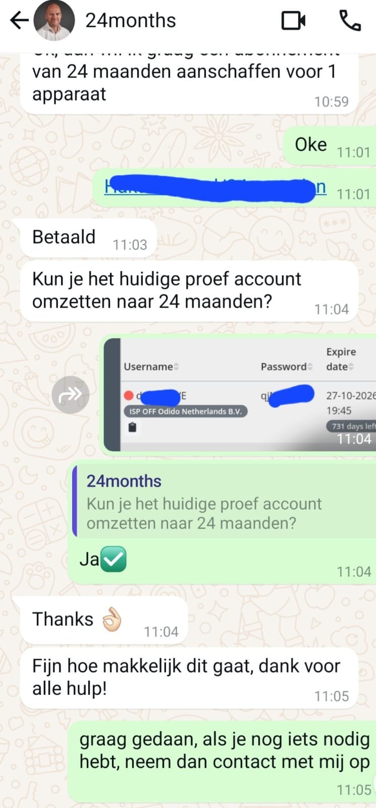 beste klanten feedback iptv